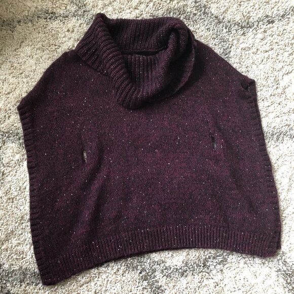 WHBM Maroon Oversize Sweater XS - Picture 2 of 5